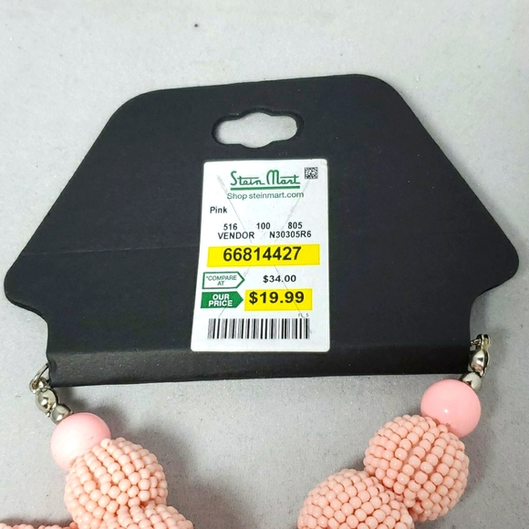 2 FOR $18  Steinmart pink 16 strand  seadbeads necklace - Picture 4 of 4